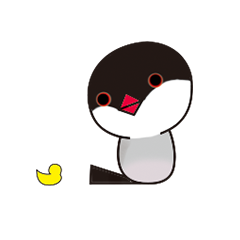 [LINEスタンプ] ごま文鳥