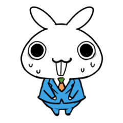 [LINEスタンプ] 新入社員、白井ななと（1）