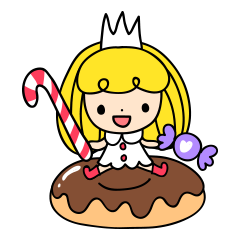 [LINEスタンプ] ちいさなおひめさま