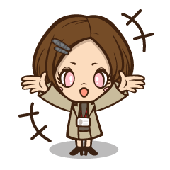 [LINEスタンプ] 転職大好き！ハル子さん(OL編)の画像（メイン）