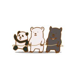 [LINEスタンプ] クマ科ですが。の画像（メイン）