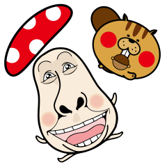 [LINEスタンプ] キノコロウ