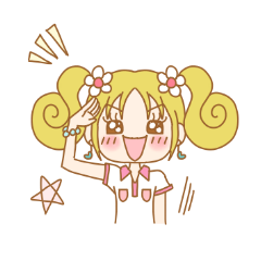 [LINEスタンプ] スクーターオトメちゃん