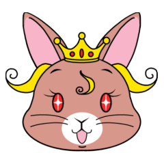 [LINEスタンプ] うさぎの王子様