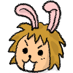 [LINEスタンプ] べーやん／動物似顔絵シリーズ [deogon]の画像（メイン）