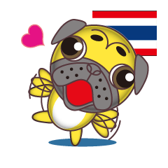 [LINEスタンプ] COCOSUKEandFRIENDS Thailand-Aの画像（メイン）