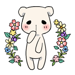 [LINEスタンプ] へろんくまの画像（メイン）