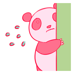 [LINEスタンプ] ピンクパンダちゃん