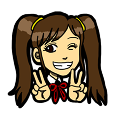 [LINEスタンプ] 女子高生スタンプ Part1