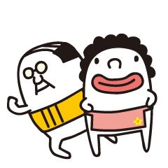 [LINEスタンプ] オヤジンとオバタン