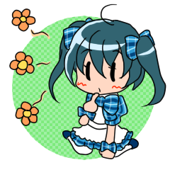 [LINEスタンプ] ニーソックスツインテメイド少女めいちゃん