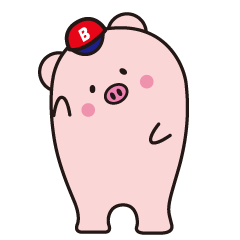 [LINEスタンプ] Boo  (Piglet)