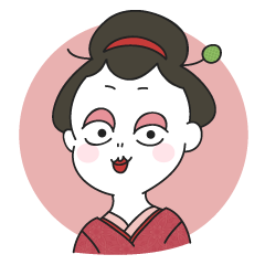 [LINEスタンプ] 舞妓の舞子（見習い中）の画像（メイン）