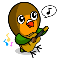 [LINEスタンプ] ボタンインコのSBBさん
