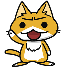 [LINEスタンプ] ねこのとらじろうの画像（メイン）