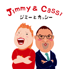 [LINEスタンプ] Jimmy ＆ Cassi