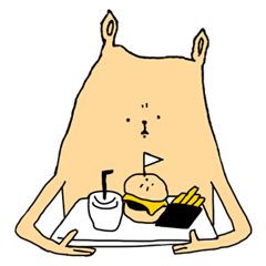 [LINEスタンプ] 肉の塊の画像（メイン）