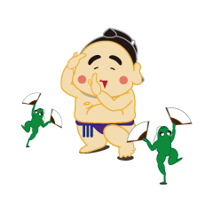 [LINEスタンプ] ごっちゃん！宝ノ山！の画像（メイン）