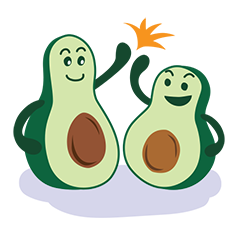 [LINEスタンプ] Avocado Brothers