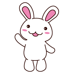 [LINEスタンプ] うさぎのぴょんきちの画像（メイン）