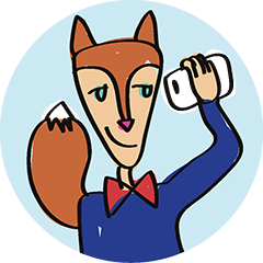 [LINEスタンプ] A Charming Foxの画像（メイン）