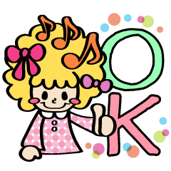 [LINEスタンプ] アフロリボンさんと仲間達の画像（メイン）