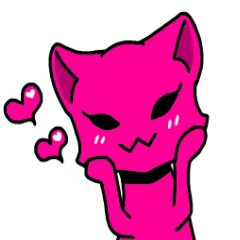 [LINEスタンプ] ももねこ