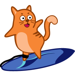 [LINEスタンプ] Cute Cat - funny and cuteの画像（メイン）