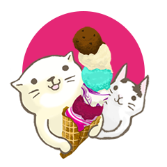 [LINEスタンプ] かみねこ と マロ