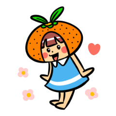 [LINEスタンプ] 蜜柑のみーちゃん