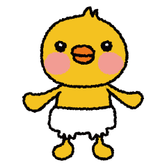 [LINEスタンプ] ピヨ丸・がんばる！の画像（メイン）