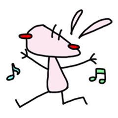 [LINEスタンプ] コミカルうさぎさんの画像（メイン）