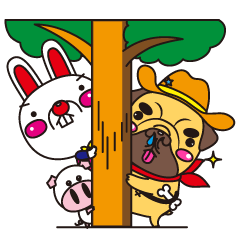 [LINEスタンプ] みんなのヒーローぶす犬くんの画像（メイン）