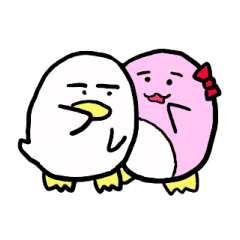 [LINEスタンプ] だんごペンギン