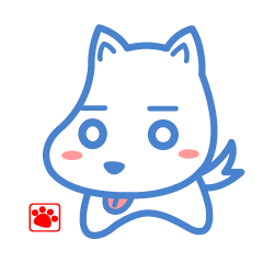 [LINEスタンプ] しおいぬの画像（メイン）