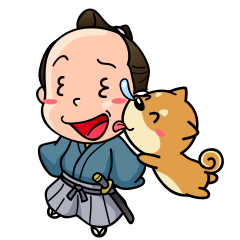 [LINEスタンプ] さむらいの画像（メイン）