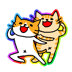 [LINEスタンプ] 茶色い猫.の画像（メイン）