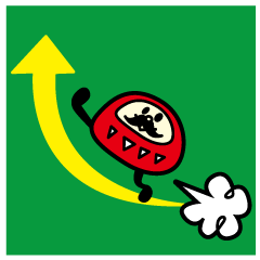 [LINEスタンプ] スックだるま