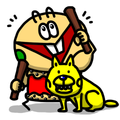 [LINEスタンプ] 太鼓持ちのコビーの画像（メイン）