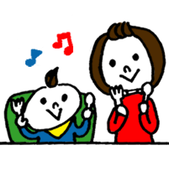 [LINEスタンプ] 赤ちゃんといっしょの画像（メイン）