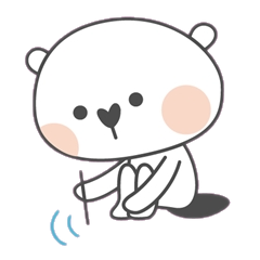 [LINEスタンプ] ホワイティの日常の画像（メイン）