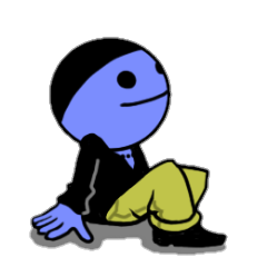 [LINEスタンプ] blue egoの画像（メイン）