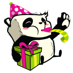 [LINEスタンプ] Pabhy the pandaの画像（メイン）