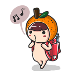 [LINEスタンプ] ORANPEEL's funny lifeの画像（メイン）