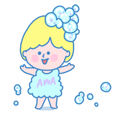 [LINEスタンプ] AWAちゃんの画像（メイン）