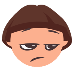 [LINEスタンプ] Coconut head girl