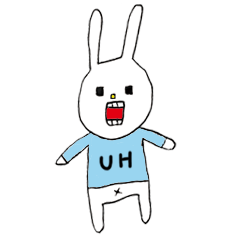 [LINEスタンプ] UH (English version)