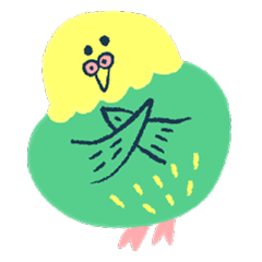 [LINEスタンプ] メタボなインコさんの画像（メイン）