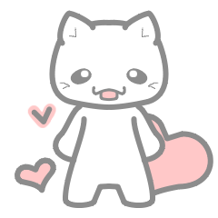 [LINEスタンプ] 仲良くなりたい！ - 猫 -の画像（メイン）