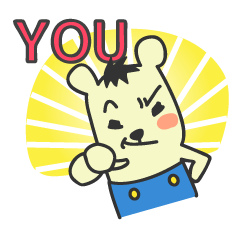 [LINEスタンプ] YOUクマ 愛のつぶやき関西弁